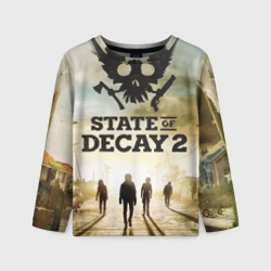 Детский лонгслив 3D Poster State of Decay +спина