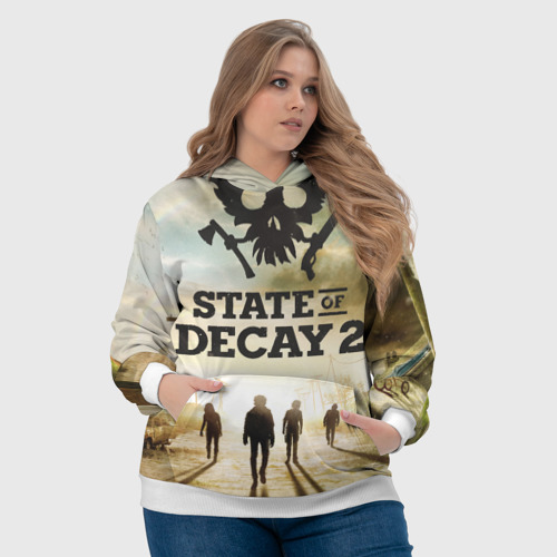 Женская толстовка 3D Poster State of Decay +спина, цвет 3D печать - фото 6