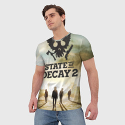 Мужская футболка 3D Poster State of Decay +спина - фото 2