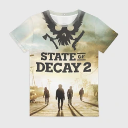 Женская футболка 3D Poster State of Decay +спина