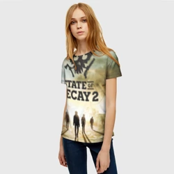 Женская футболка 3D Poster State of Decay +спина - фото 2