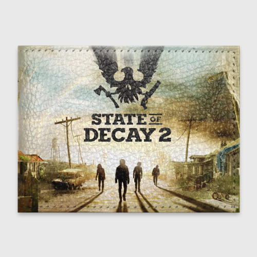 Обложка для студенческого билета Poster State of Decay +спина, цвет черный