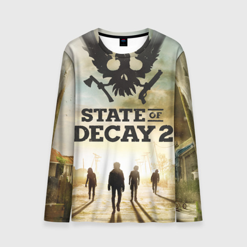 Мужской лонгслив 3D Poster State of Decay +спина, цвет 3D печать