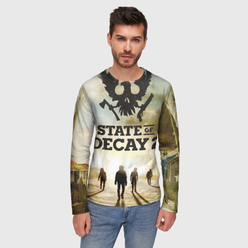 Мужской лонгслив 3D Poster State of Decay +спина, цвет 3D печать - фото 3