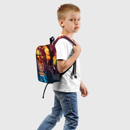 Детский рюкзак 3D Unreal Огонь - фото 2