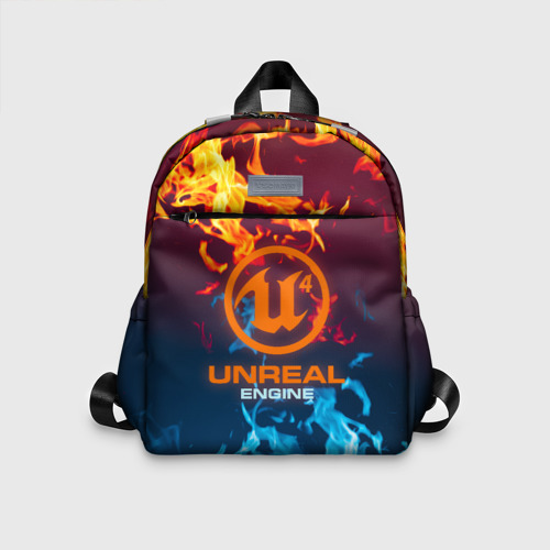Детский рюкзак 3D Unreal Огонь