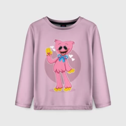 Детский лонгслив 3D Kissy Missy Poppy Playtime Поппи плейтайм Кисси Мисси