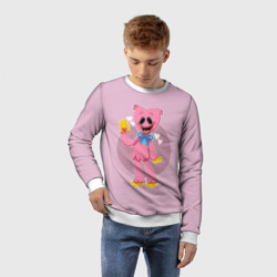 Детский свитшот 3D Kissy Missy Poppy Playtime Поппи плейтайм Кисси Мисси - фото 2