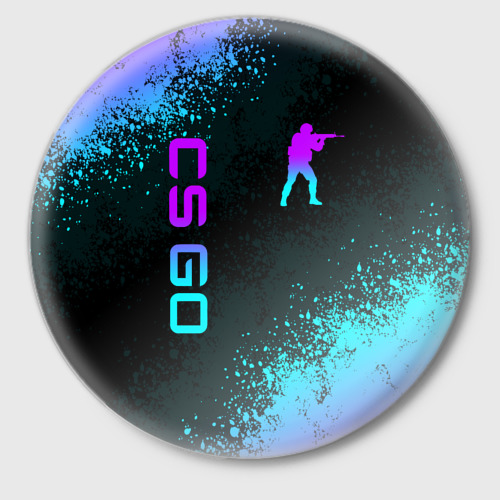 Значок CS GO neon symbol style skin КС Го неон - купить по цене 95 руб ...