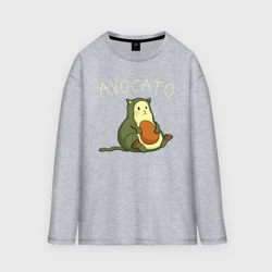 Женский лонгслив oversize хлопок Avocato авокато