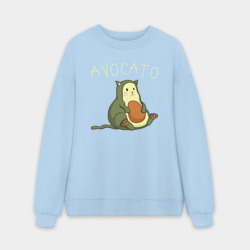 Мужской свитшот oversize без начеса хлопок Avocato авокато