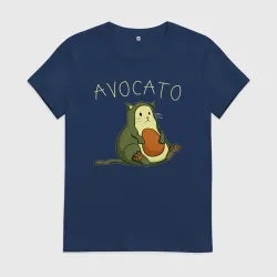 Женская футболка хлопок Avocato авокато
