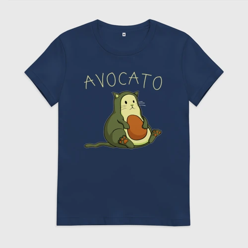 Женская футболка хлопок Avocato авокато