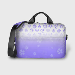 Сумка для ноутбука 3D Genshin Impact symbol pattern Sakura сакура