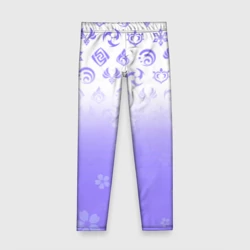 Детские леггинсы 3D Genshin Impact symbol pattern Sakura сакура