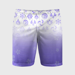 Мужские шорты спортивные Genshin Impact symbol pattern Sakura сакура