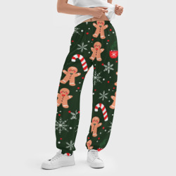 Женские джоггеры оверсайз 3D Новый год 2022 атмосфера - фото 2