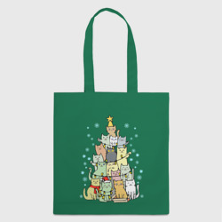 Шоппер 3D Коты Построение ёлкой