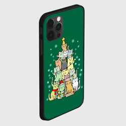 Чехол для iPhone 12 Pro Коты Построение ёлкой - фото 2