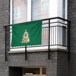 Флаг-баннер Коты Построение ёлкой - фото 2