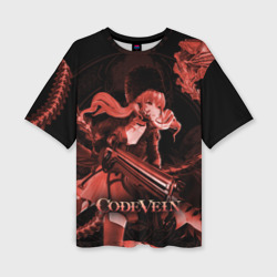 Женская футболка oversize 3D Code Vein Mia Karnstein