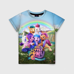 My Little Pony: A New Generation – Детская футболка 3D с принтом купить со скидкой в -33%