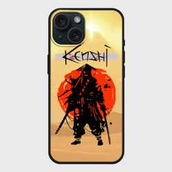 Чехол силиконовый для Apple iPhone 15 матовый Kenshi