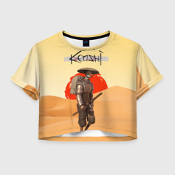 Женская футболка Crop-top 3D Kenshi Кенши