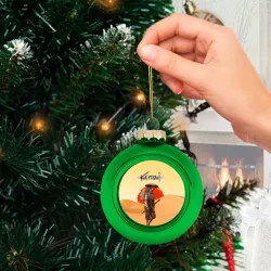 Ёлочный шар стеклянный/пластиковый Kenshi Кенши - фото 2