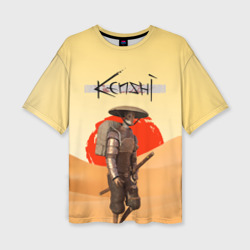 Женская футболка oversize 3D Kenshi Кенши