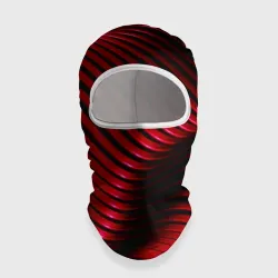 Балаклава 3D Волны красного металла
