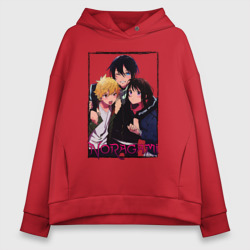 Женское худи Oversize хлопок Noragami trio