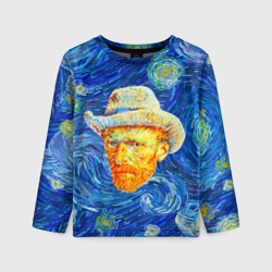 Детский лонгслив 3D Van Gogh Paints