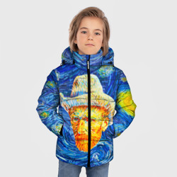 Зимняя куртка для мальчиков 3D Van Gogh Paints - фото 2