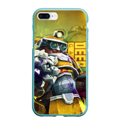 Чехол для iPhone 7Plus/8 Plus матовый Deep Rock Galactic Бурильщик