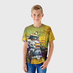 Детская футболка 3D Deep Rock Galactic Бурильщик - фото 2
