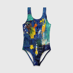 Детский купальник 3D Краска paint - фото 2