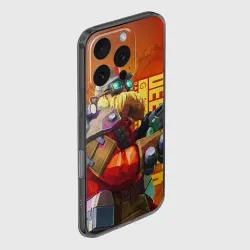 Чехол для iPhone 16 Pro силиконовый с защитой камеры Deep Rock Galactic Инженер - фото 2