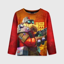 Детский лонгслив 3D Deep Rock Galactic Инженер