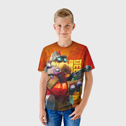 Детская футболка 3D Deep Rock Galactic Инженер - фото 2