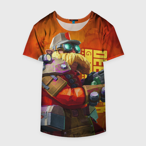 Накидка на куртку 3D Deep Rock Galactic Инженер, цвет 3D печать - фото 4