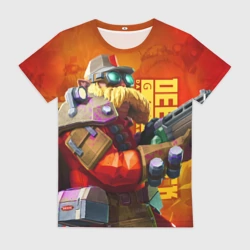 Женская футболка 3D Deep Rock Galactic Инженер