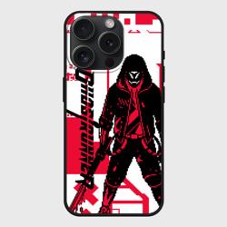 Чехол силиконовый для Apple iPhone 15 Pro матовый Ghostrunner Джек