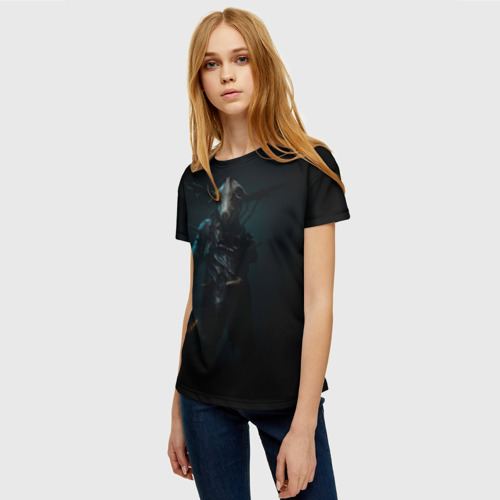 Женская футболка 3D с принтом HSD Мясник, фото на моделе #1