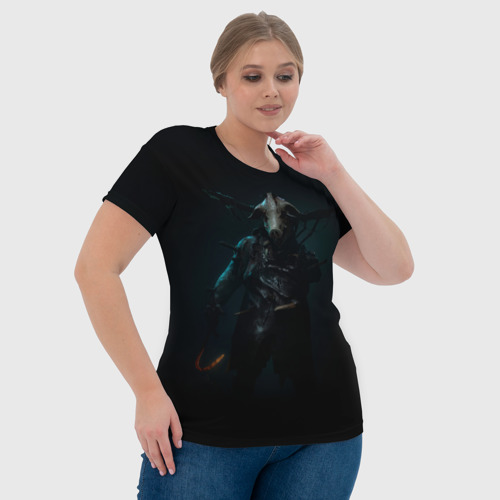 Женская футболка 3D с принтом HSD Мясник, фото #4