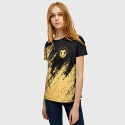 Женская футболка 3D [Bendy and the ink machine] - Вектор - фото 2