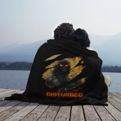 Плед 3D Disturbed demon fire демон в огне - фото 2