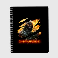 Тетрадь Disturbed demon fire демон в огне