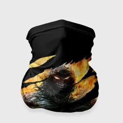 Бандана-труба 3D Disturbed demon fire демон в огне