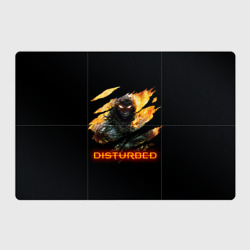 Магнитный плакат 3Х2 Disturbed demon fire демон в огне